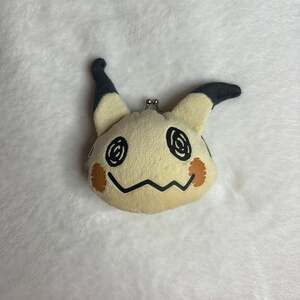 Pokemon 2017 Mimikyu Face Shape Plush Coin Purse Pouch Pocket Monsters